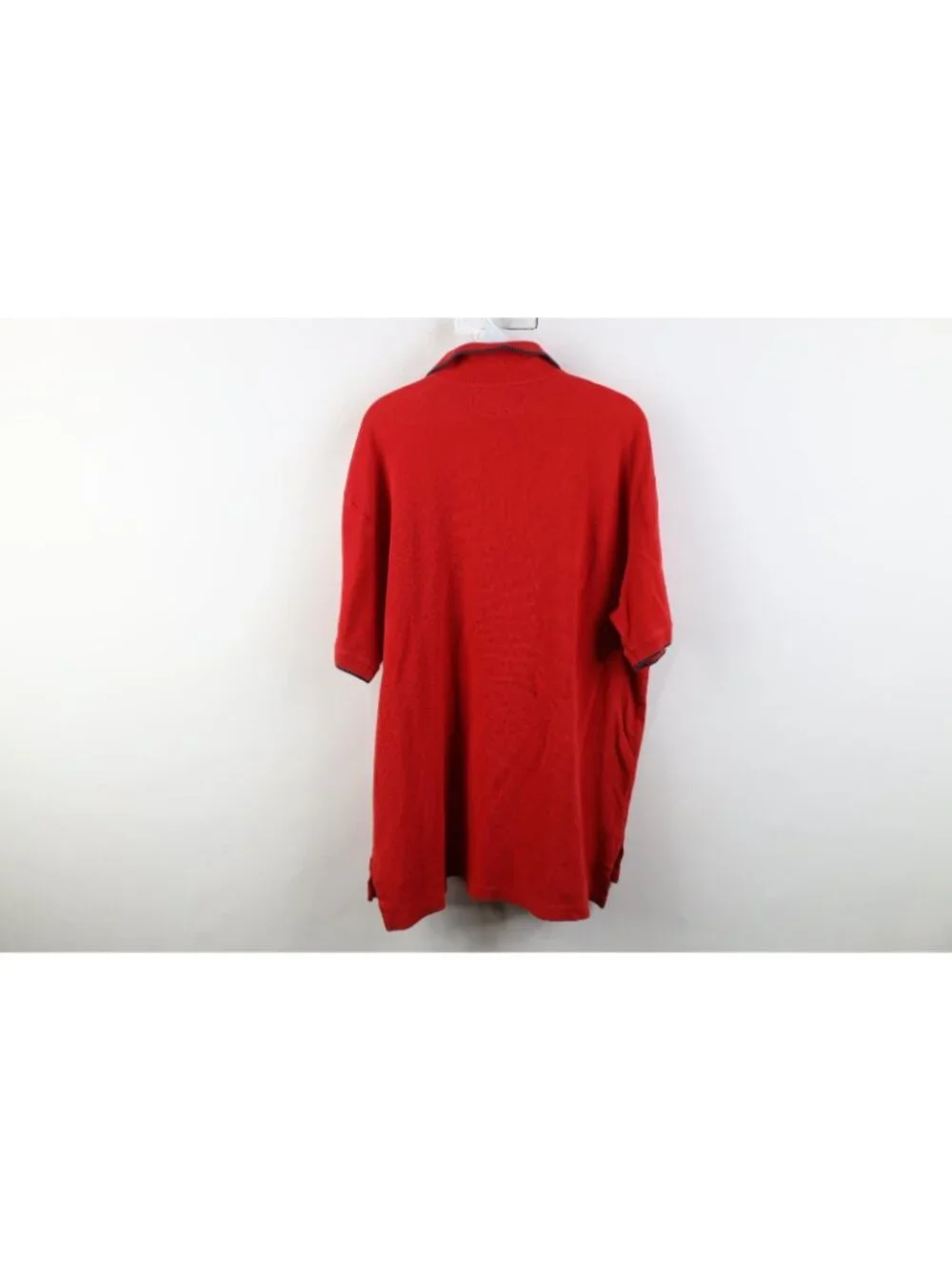 Vtg 90s Polo Sport Ralph Lauren Mens XL Spell Out Flag Thermal Knit Golf Polo